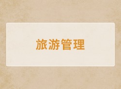旅游管理